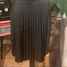 MICHAEL Michael Kors Black Pleated Skirt