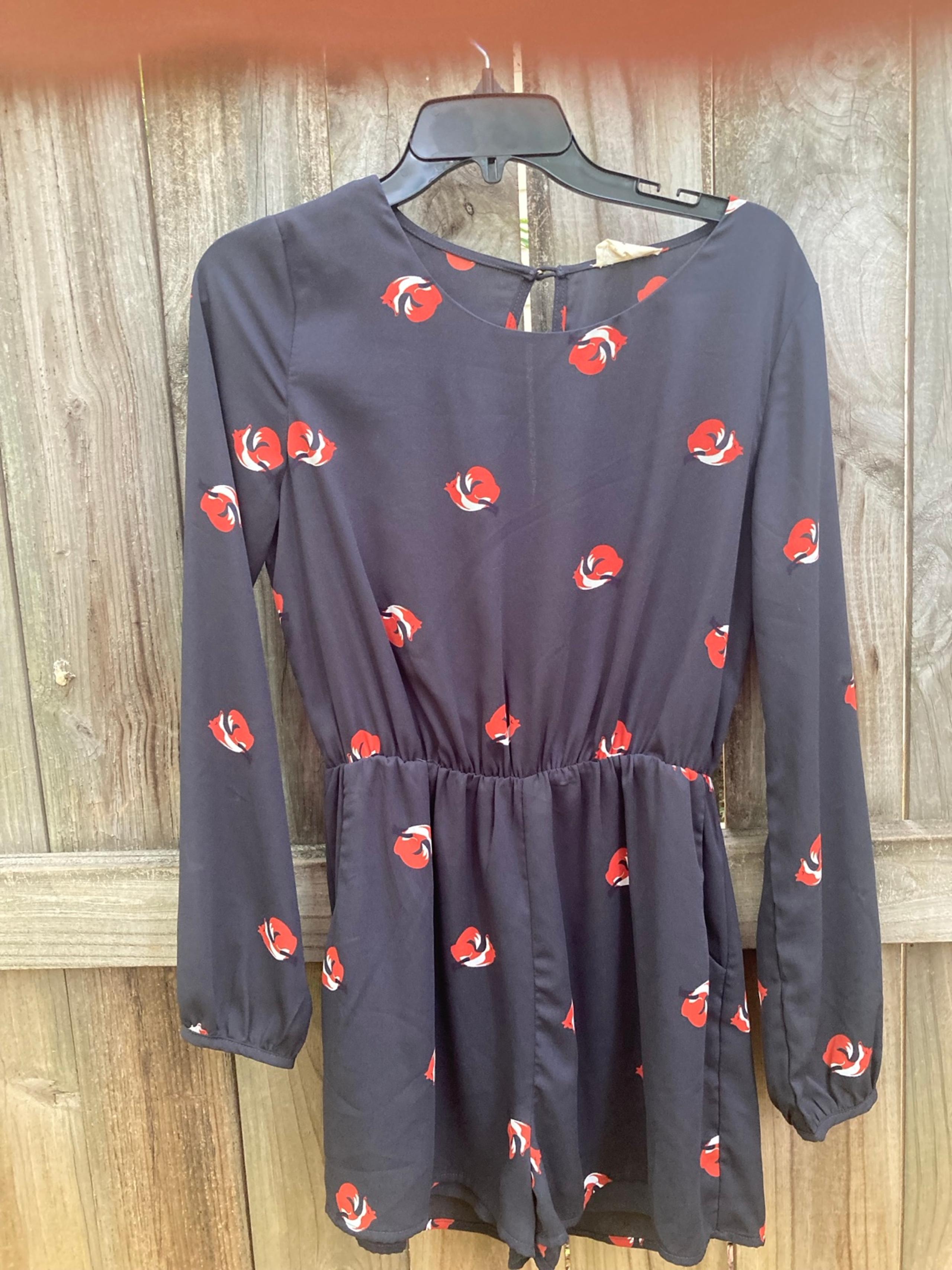 Everly grey fox romper
