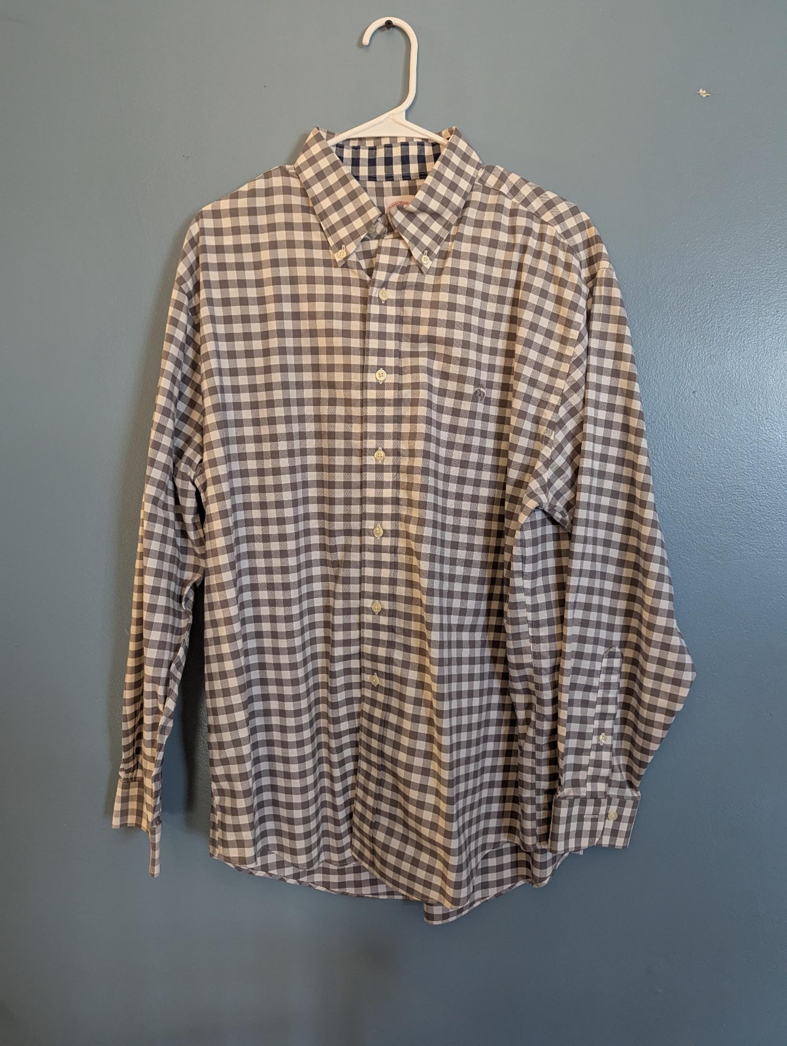 Brooks Brothers Shirt Mens Large Long sleeve