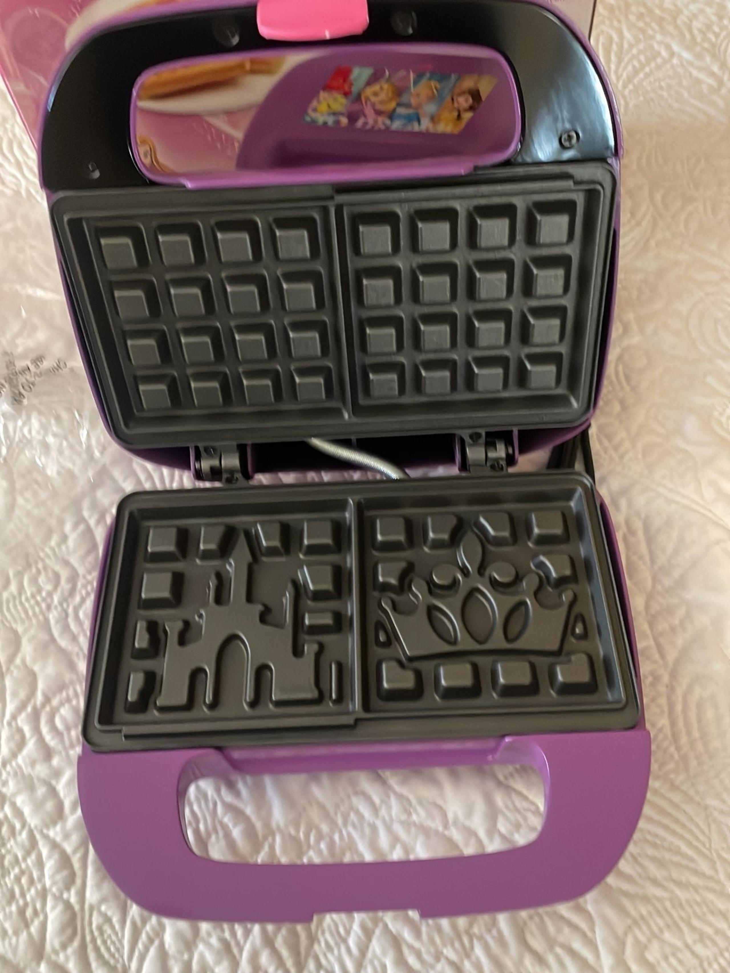 New Disney princess castle, crown, purple waffle maker gift birthday