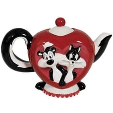 Looney Tunes Pepe Le Pew and Penelope Collectible Tea Pot