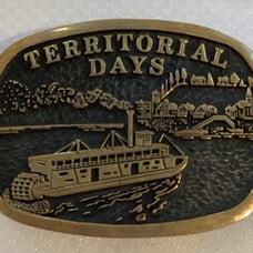 Vintage Territorial Days Buckle Design By Steve Haas Serial No.176 Viking 1900