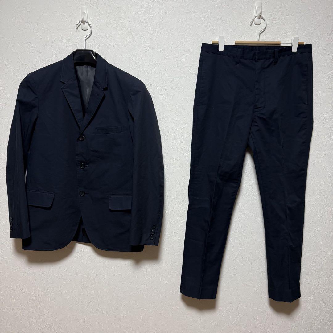 NEIGHBORHOOD × S DOUBLE (S Double) Cotton Suit, Navy Blue
