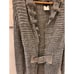 Womens Vintage Artex Fashion Gray Long Cardigan Sweater Dress Belted Size Medium