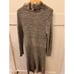 Womens Vintage Artex Fashion Gray Long Cardigan Sweater Dress Belted Size Medium