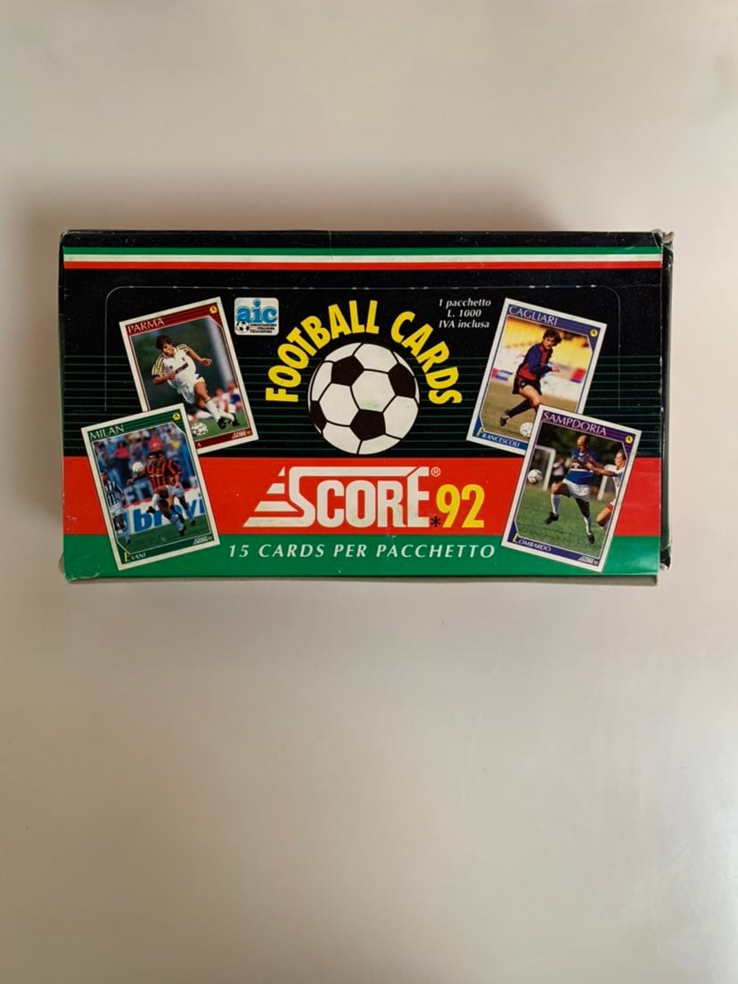 1992 Score Italian Soccer - Unopened Box
