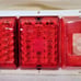 BARGMAN SET OF 2 TRAILER light RED LED TAIL LIGHT INCADESCENT BACKUP -47-84-530
