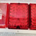BARGMAN SET OF 2 TRAILER light RED LED TAIL LIGHT INCADESCENT BACKUP -47-84-530