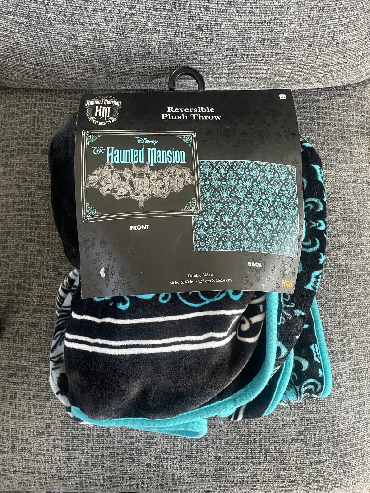 Disney’s The Haunted Mansion Reversible Plush Throw
