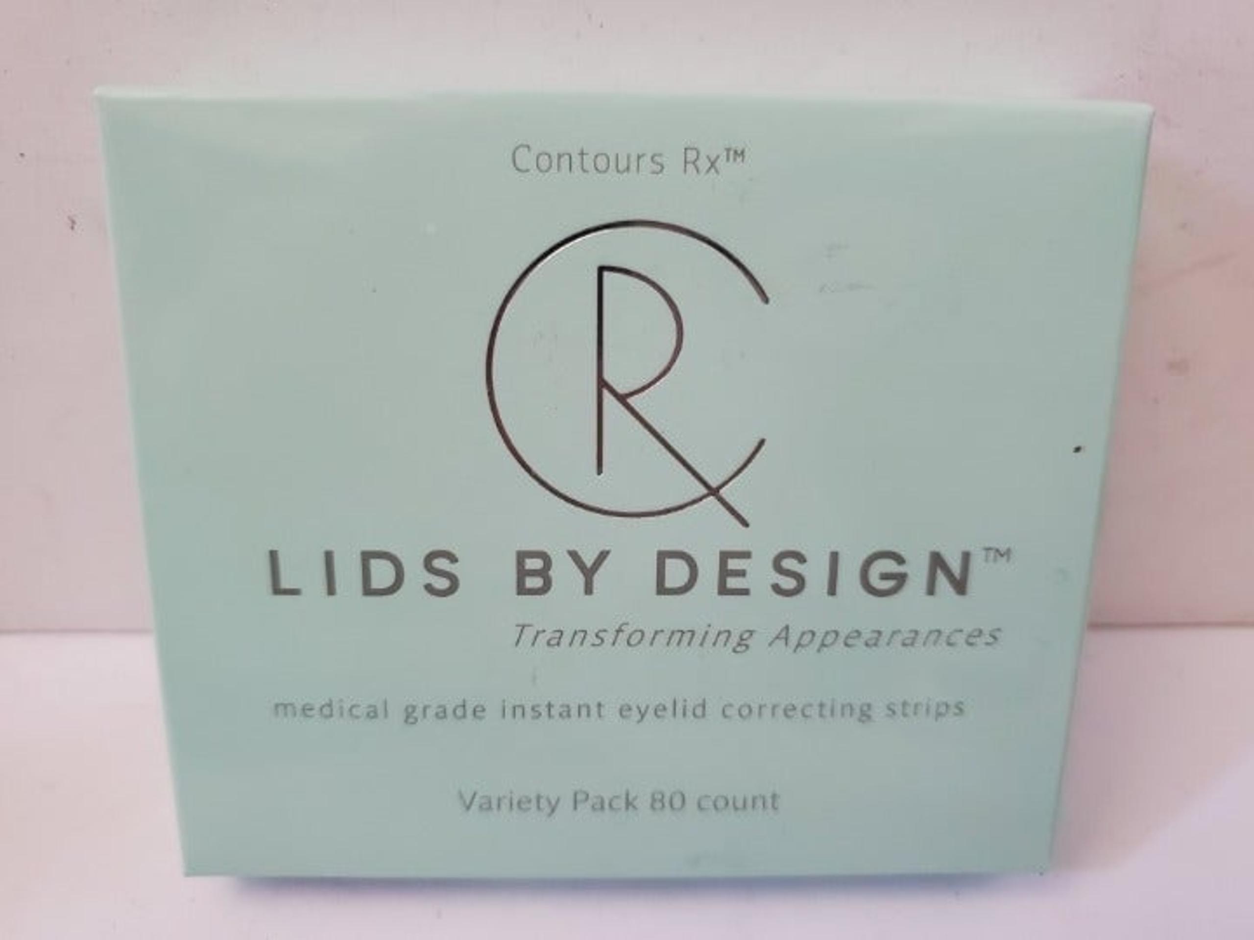 Lids by Design Contours Unisex 80 Count Eyelid Correcting Strip Variety Pack