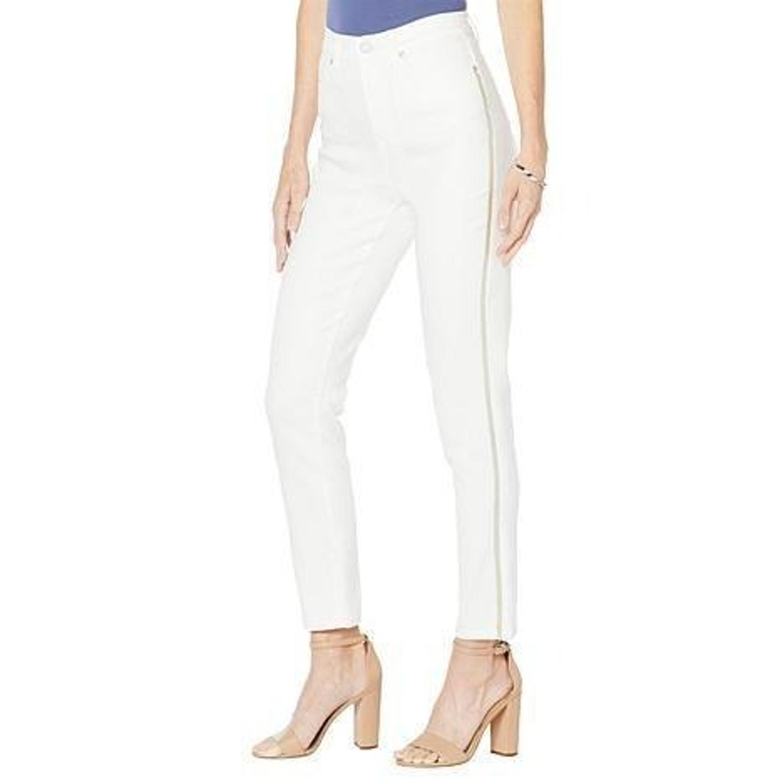 Virtual Stretch Beaded Side Stripe Jean