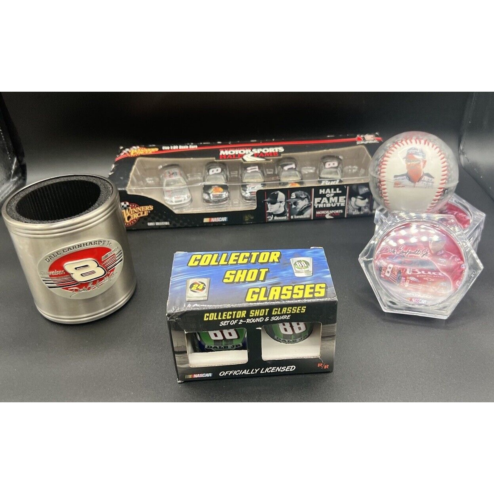 Dale Earnhardt Senior & Dale Earnhardt Jr. Collectibles lot of 8 *Pre-Owned*