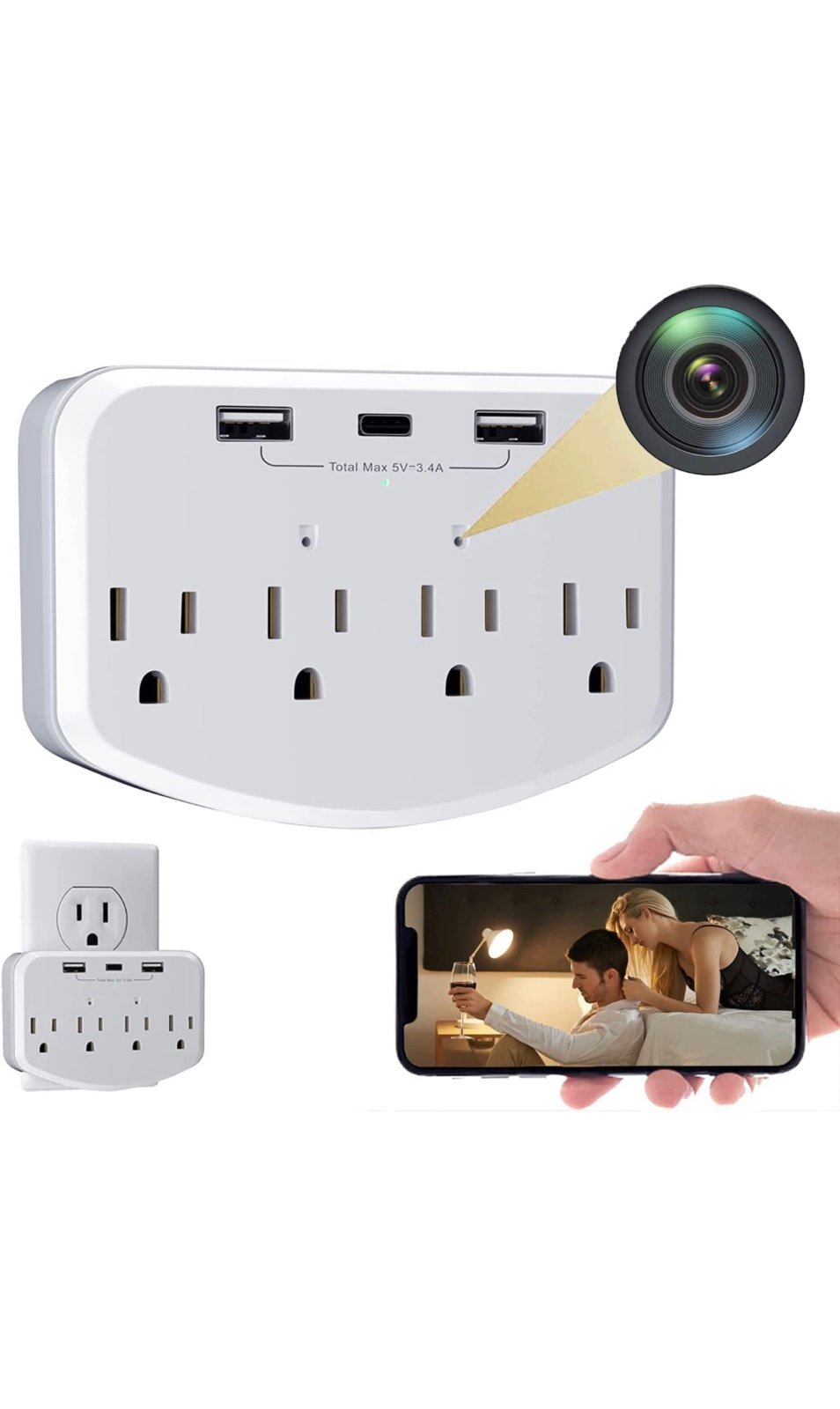 Hidden Camera WiFi Spy Camera