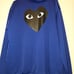 Comme des Garcons play BLUE HOODIE JACKET