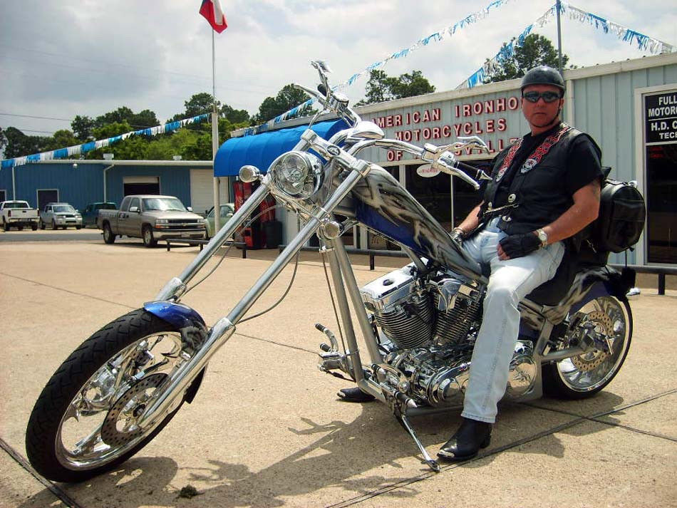 American Iron Horse DOT Approved Chrome Motorcycle Headlamp