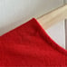 FREE PEOPLE Check On It Wrap Top Orange Flame Color