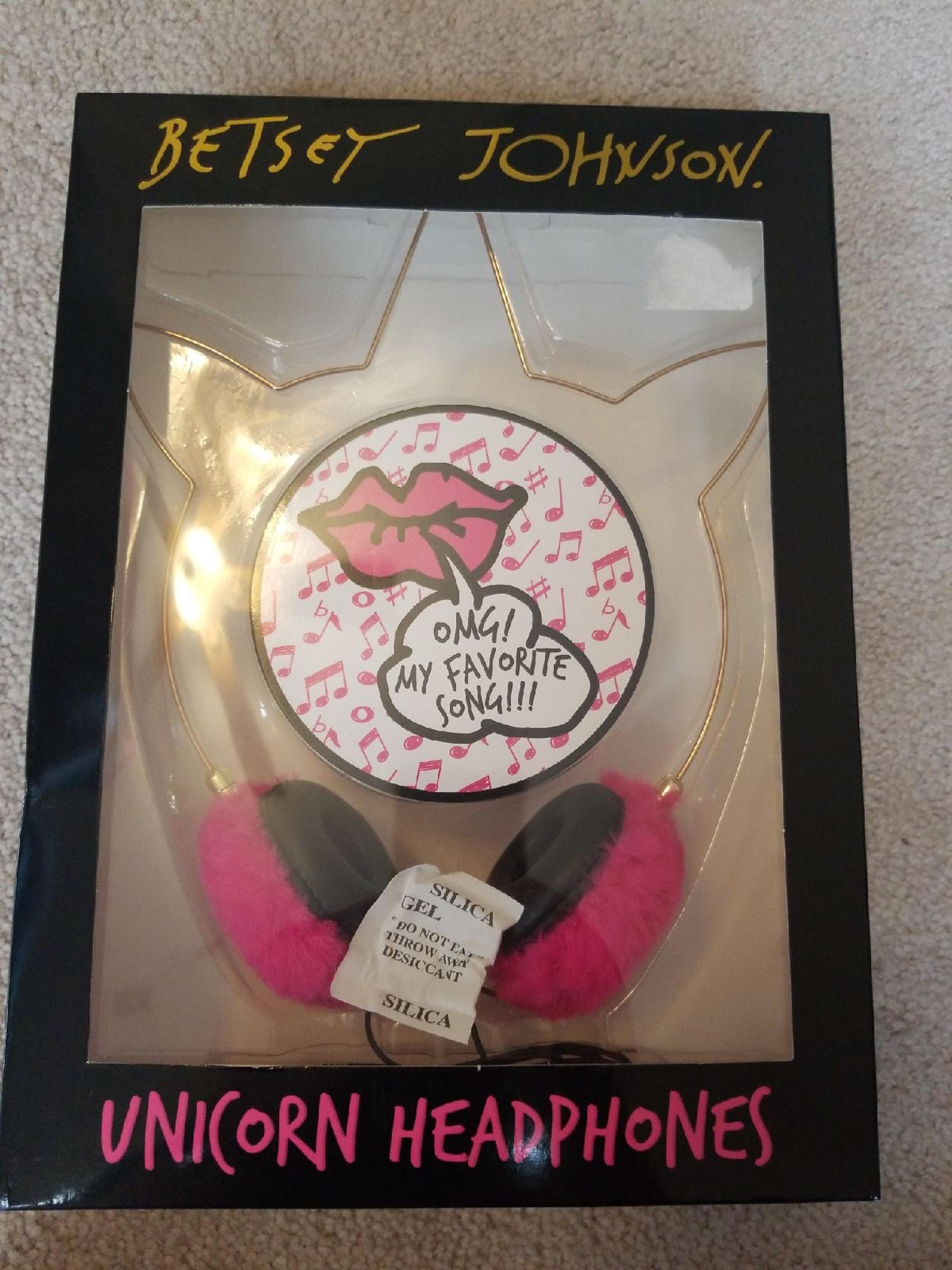 Betsey Johnson Unicorn Headphones
