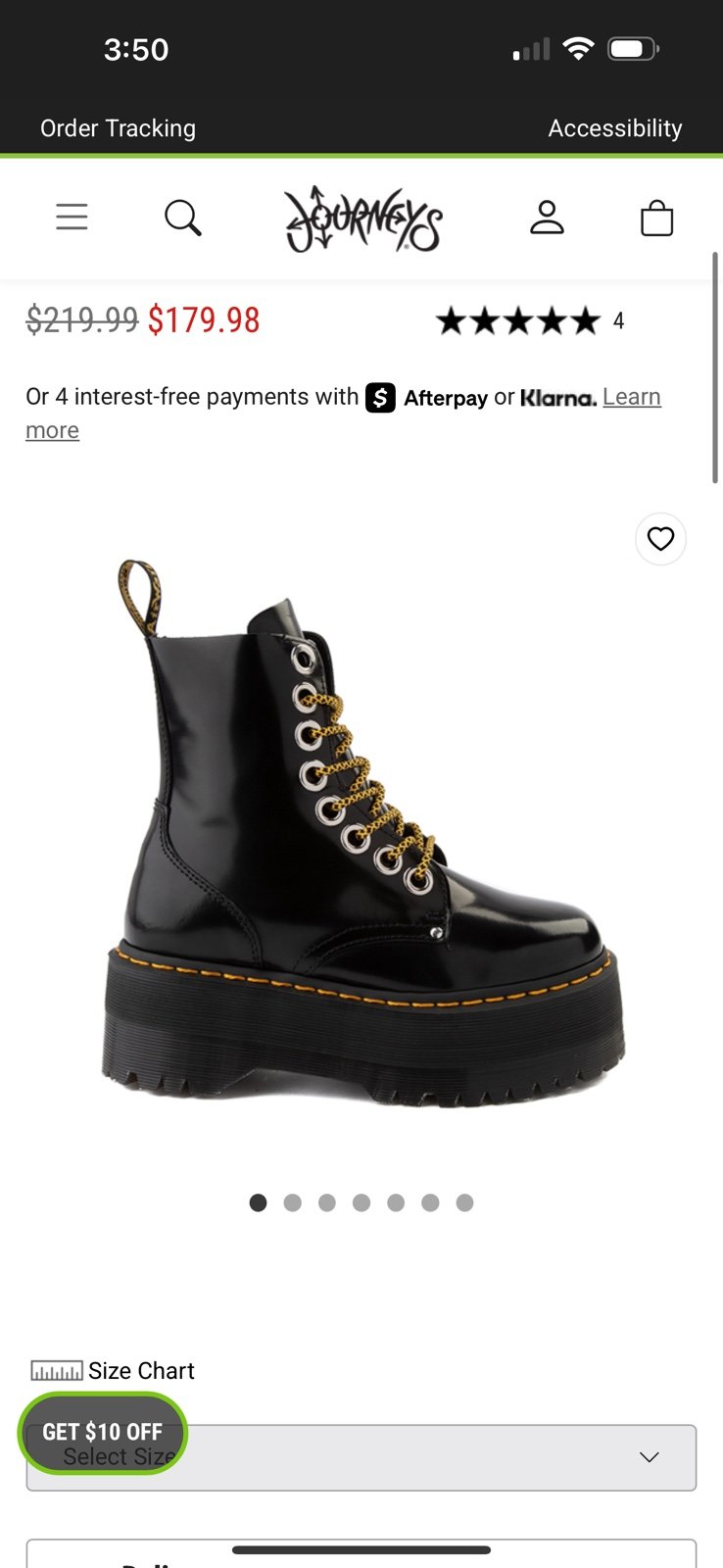 Dr martens vegan platform brand new