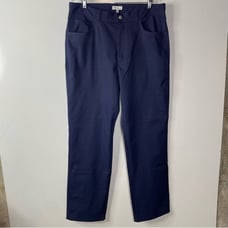 Peter Millar Navy Straight Leg Pants Size 36L