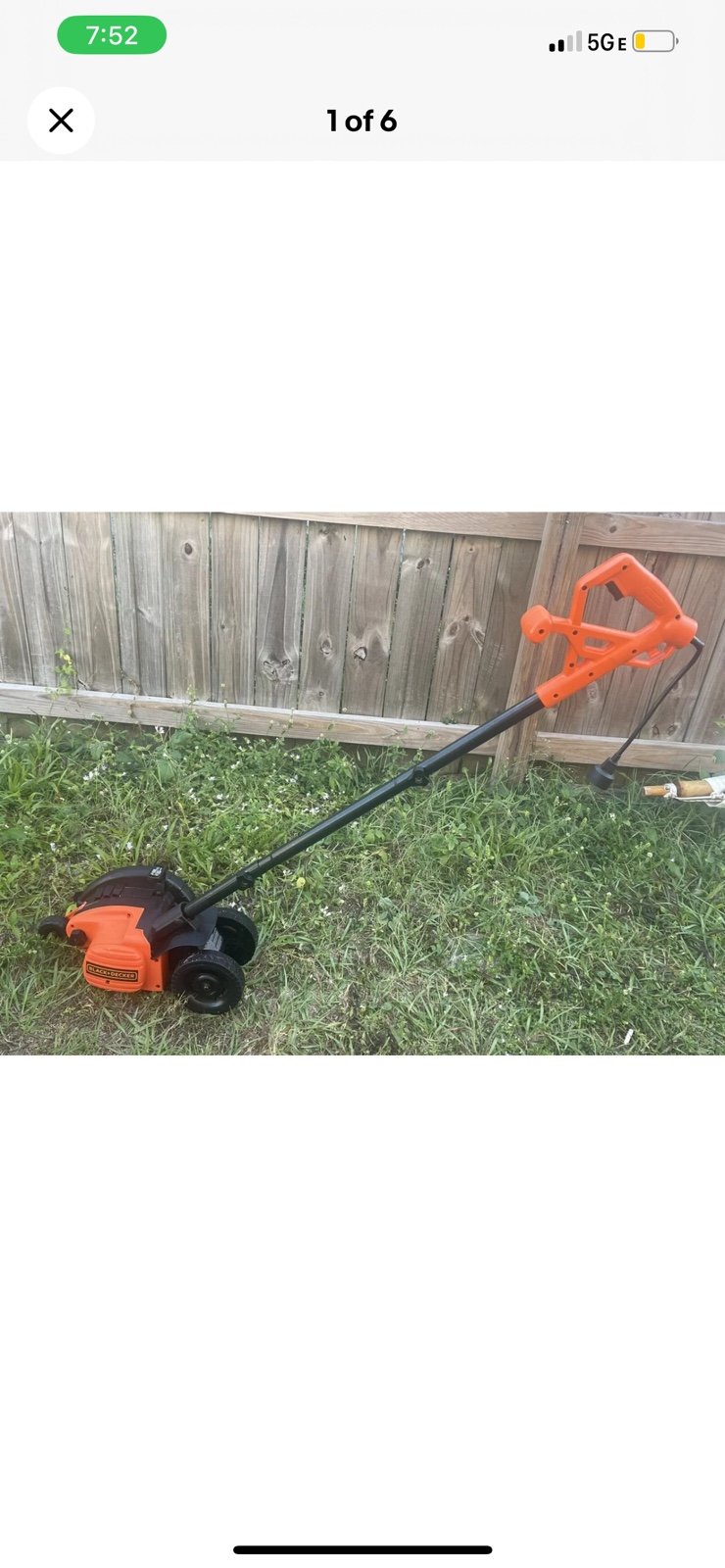 BLACK+DECKER LE750 Electric Landscape Weed Grass Edger Trimmer