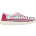 Hey Dude Wendy Women's 10 White Holiday Cheers Christmas Shoes Loafers Fur Lined