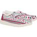 Hey Dude Wendy Women's 10 White Holiday Cheers Christmas Shoes Loafers Fur Lined