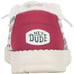 Hey Dude Wendy Women's 10 White Holiday Cheers Christmas Shoes Loafers Fur Lined