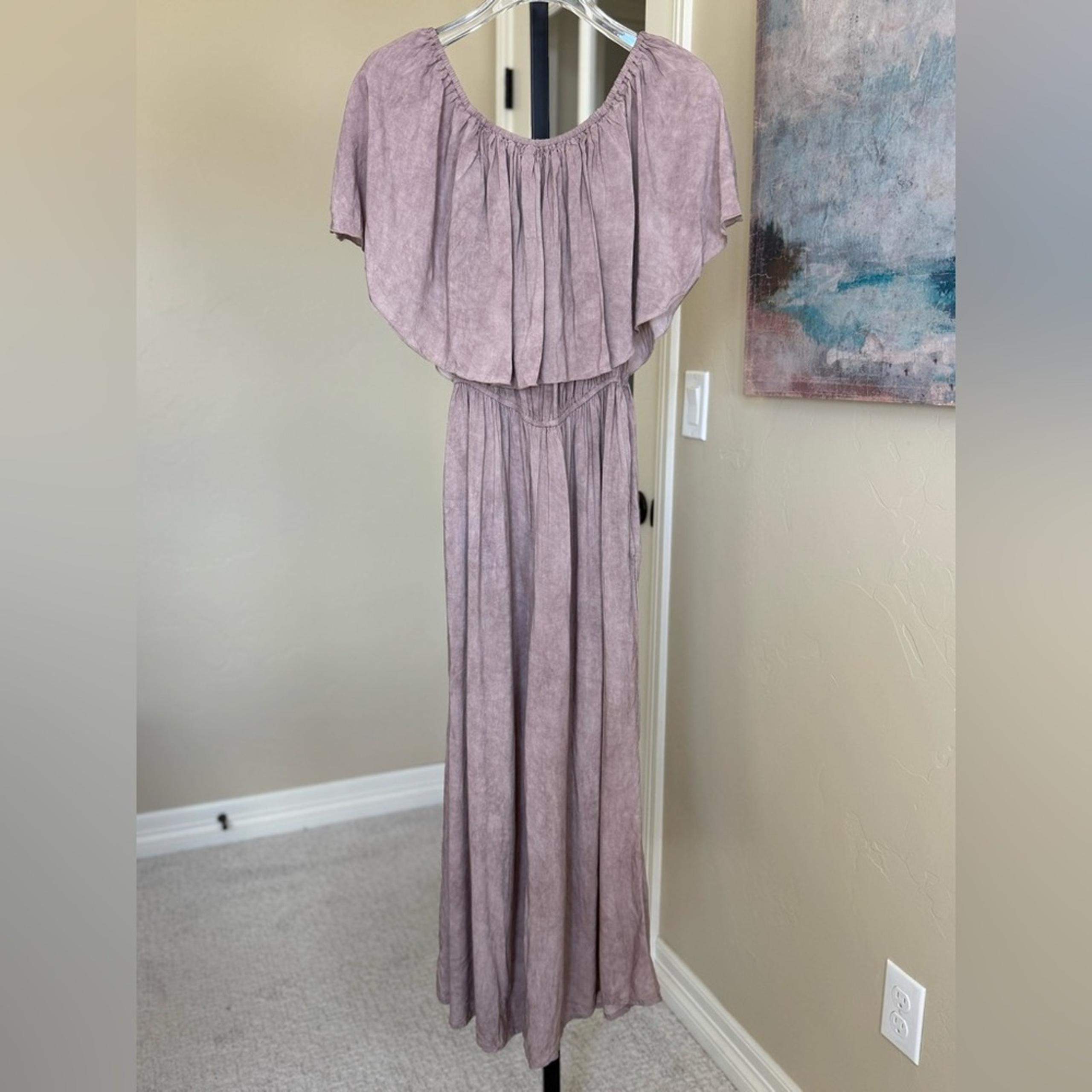 New Elan Off the Shoulder Cropped Jumpsuit Romper in Blush Pink Women’s Medium