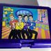 The Wiggles 2000 Plastic Purple Lunch Box Only - No Thermos. Rare, Vintage