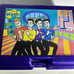 The Wiggles 2000 Plastic Purple Lunch Box Only - No Thermos. Rare, Vintage