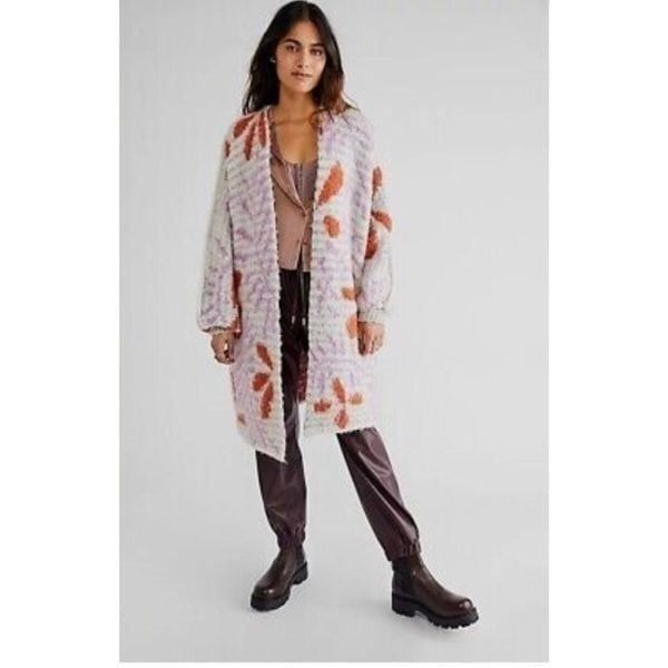 Free People Could it Be You Cardi In Lilac Spice Combo size XS MSRP 228 The id