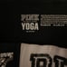 VS PINK YOGA LEGGINGS BLACK WHITE COLORBLOCK DOG PUP CREST BLING LOGO HTF MEDIUM