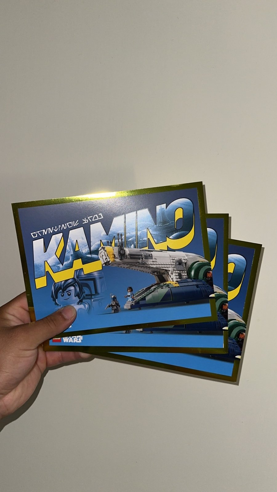 Exclusive Jango fett starship postcard
