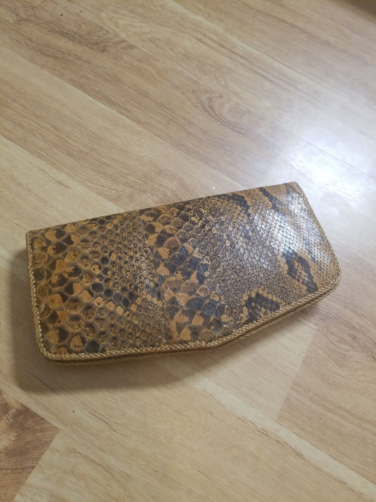 Snakeskin Clutch