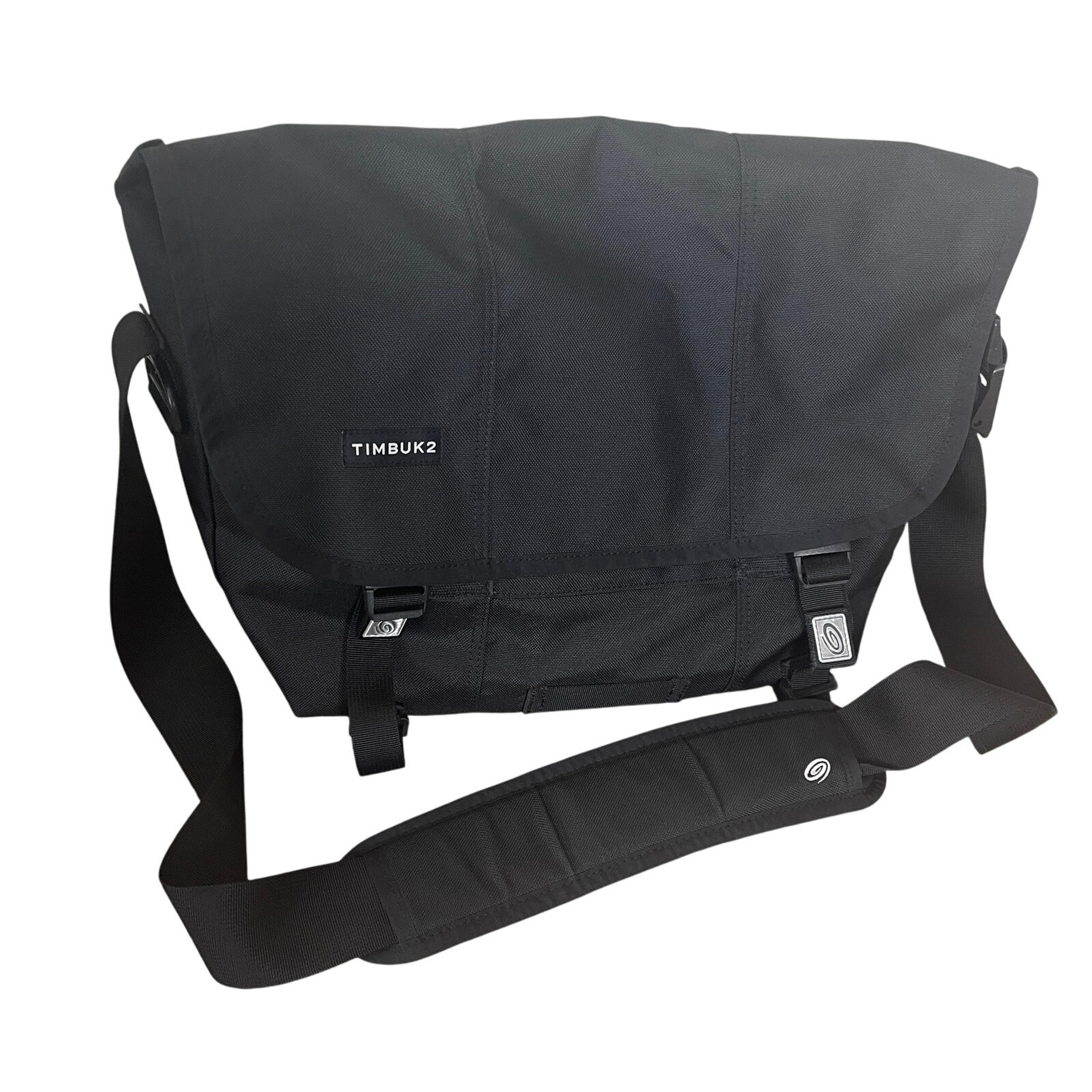 Timbuk2 Classic Cordura Messenger Bag Adult Unisex Black Adjustable Buckle NWOT