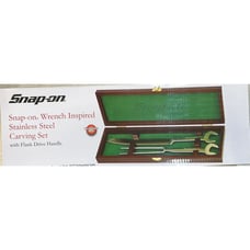 Snap on Knife Carving Set Flank Drive Wrench Handle Stainless Steel Ssx2816