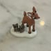 Department 56 She Said I'm Cute Rudolph North Pole 4025287 CHRISTMAS Village