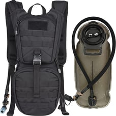 Tactical Molle Hydration Pack Backpack w/ 3L TPU Water Bladder Military Daypack