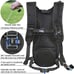 Tactical Molle Hydration Pack Backpack w/ 3L TPU Water Bladder Military Daypack