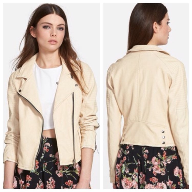 Blank NYC Faux Leather Moto Jacket