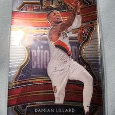 Dameon lillard panini select trailblazers bucks nba basketball