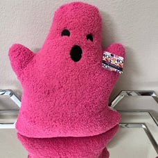 1-NWT NOVOGRATZ HOT PINK GHOST PILLOW