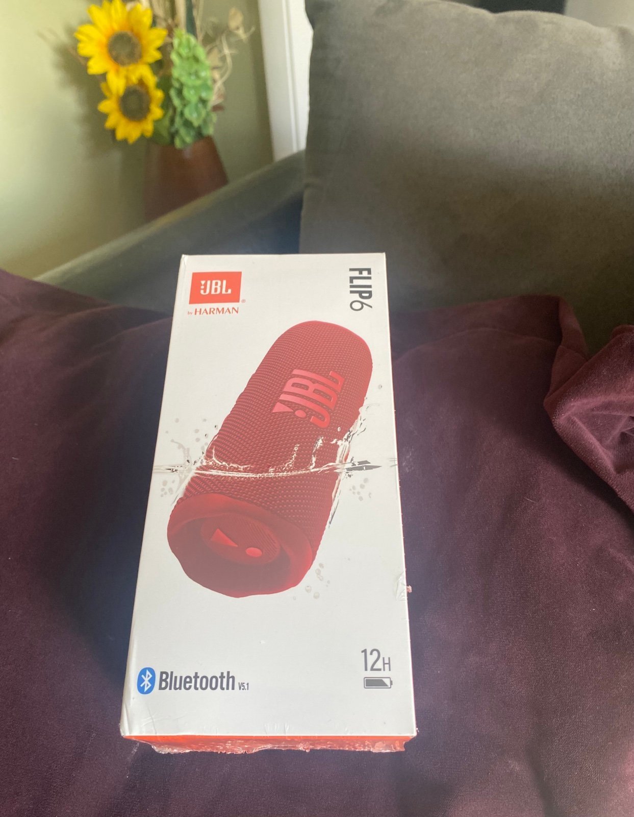 New JBL FLIP 6 Waterproof Portable Bluetooth Speaker ~ RED
