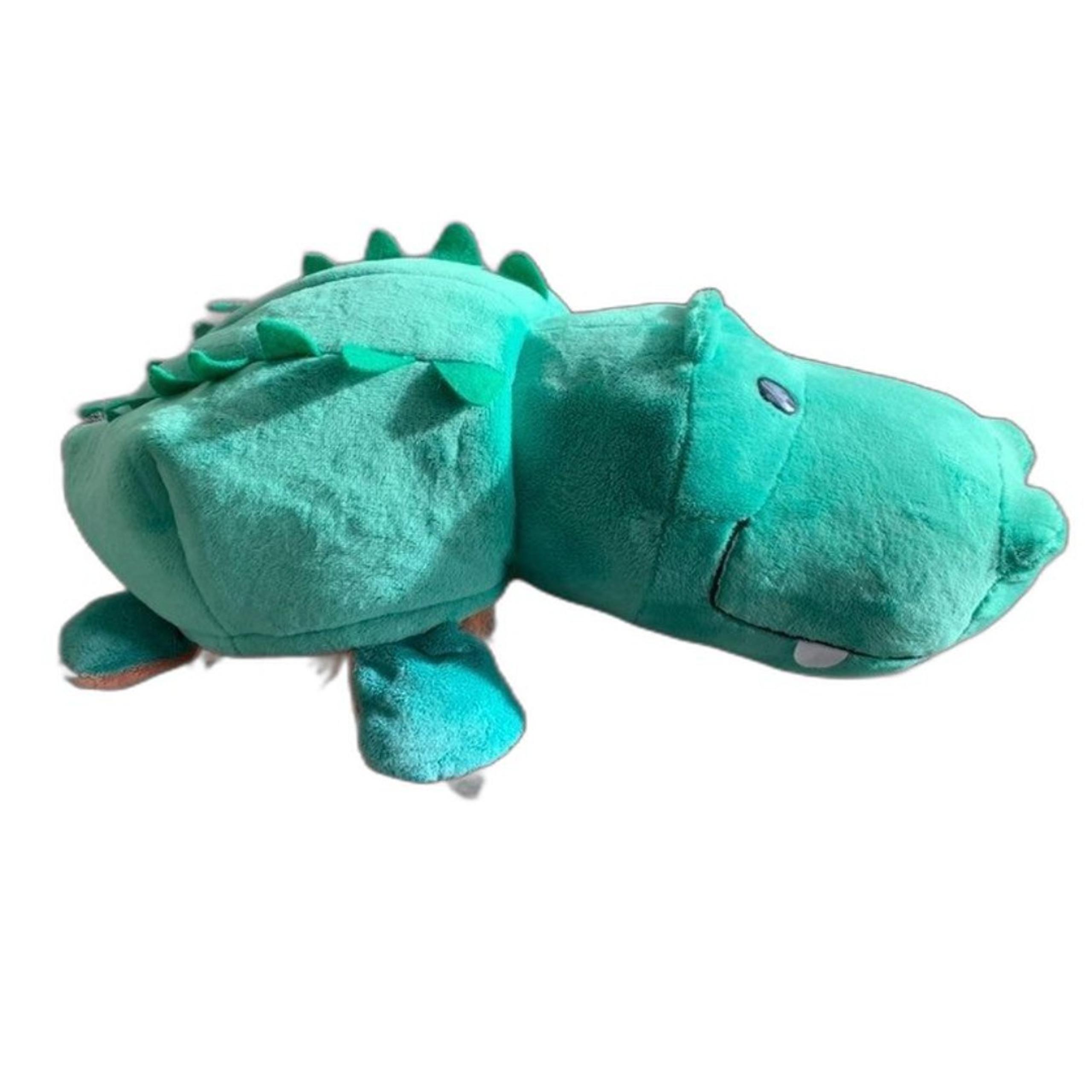 Flip A Zoo Alligator Bear Plush Stuffed Toy Green Brown Large Fantasy Africa 18"
