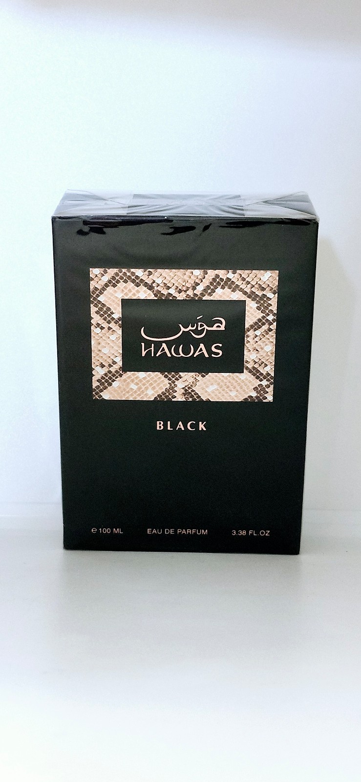 2024-HAWAS BLACK BY RASASI-MEN-EDP-SPRAY-3.4 OZ-100 ML-AUTHENTIC-MADE IN U.A.E