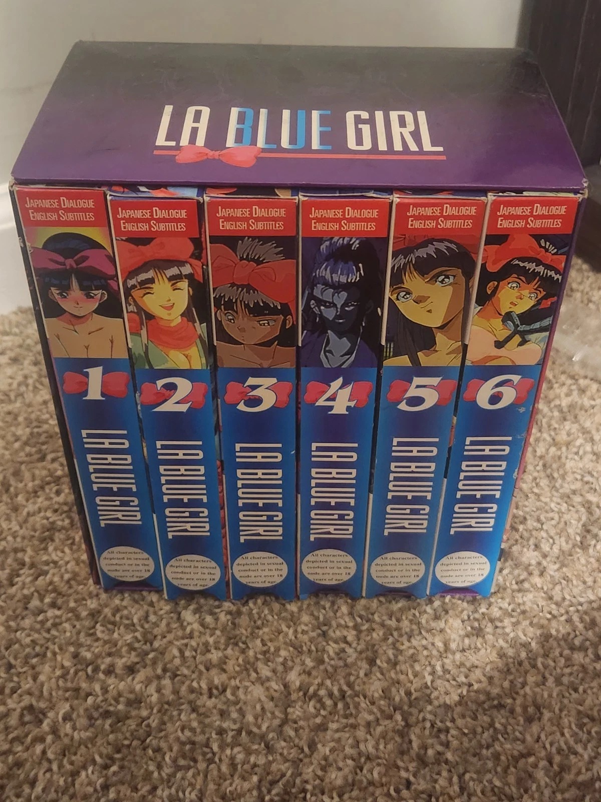 La blue girl vhs Eng dialogue set