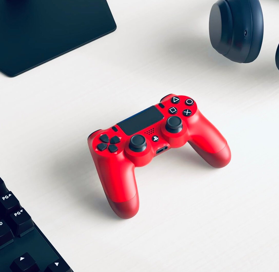 Sony Red DualShock 4 Controller for PlayStation