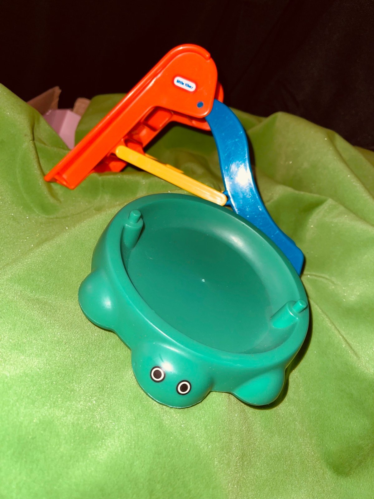 Slide & turtle sandbox little tikes set dollhouse doll