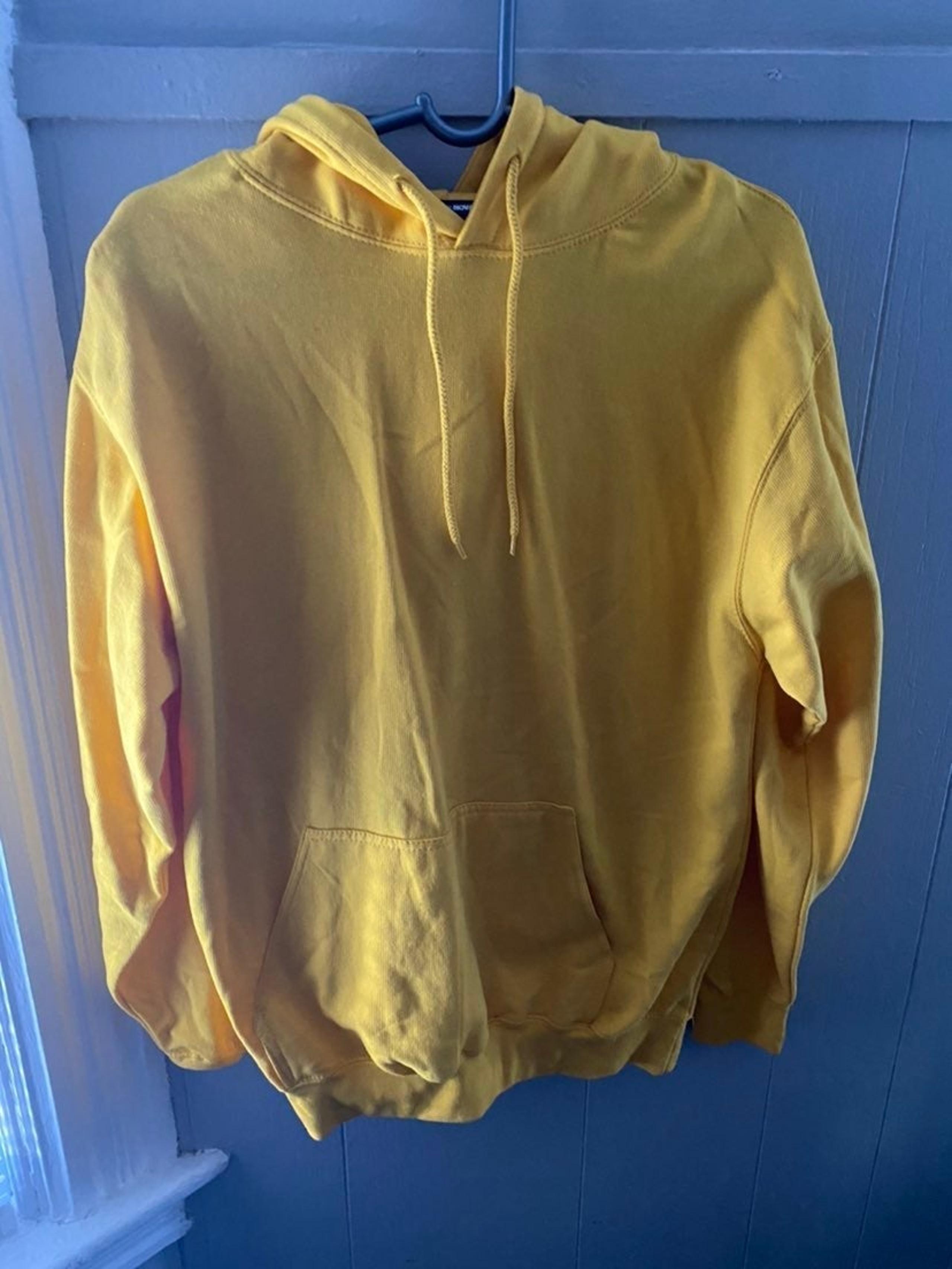 Yellow Oversized Hoodie