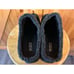 Sporto Black Suede Gabby Slip on Mule Clog Moccasin Size 11W
